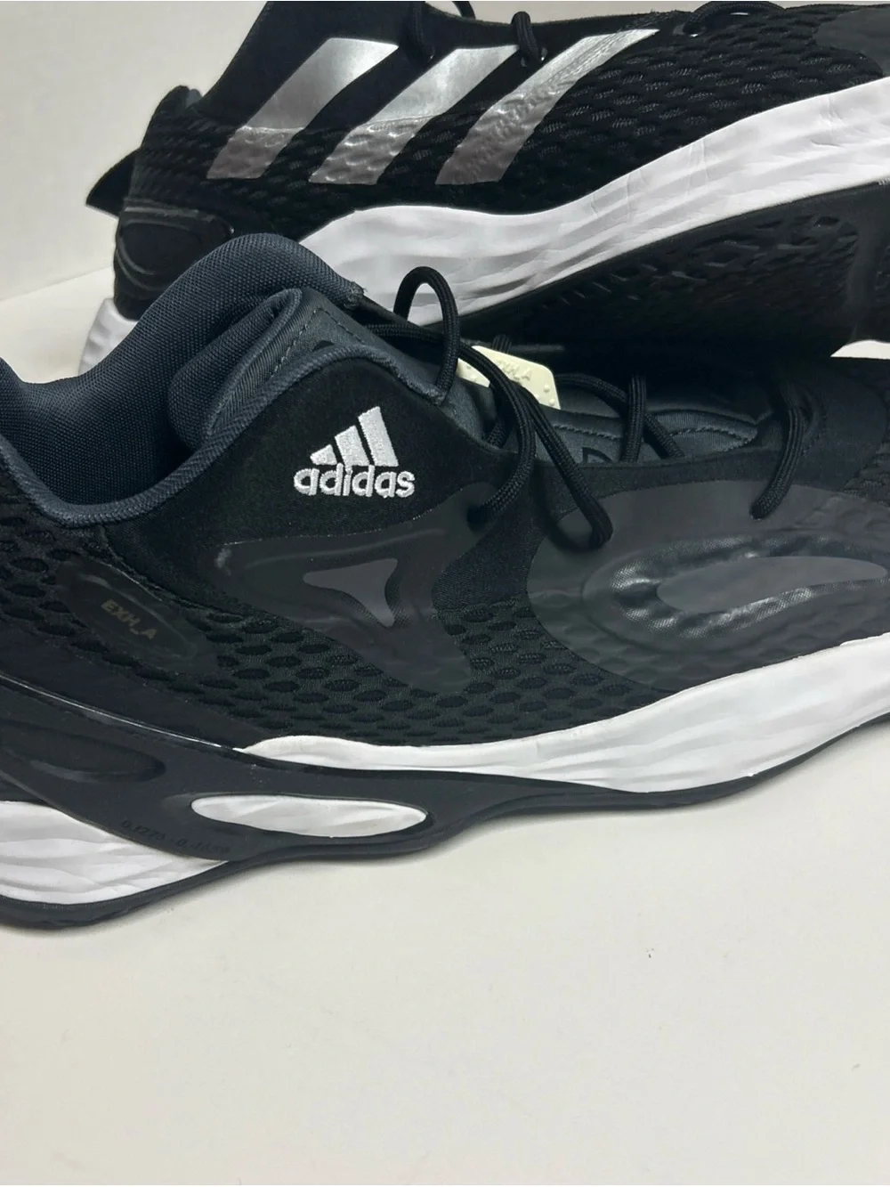 Adidas Mens Exhibit A Black Size 19